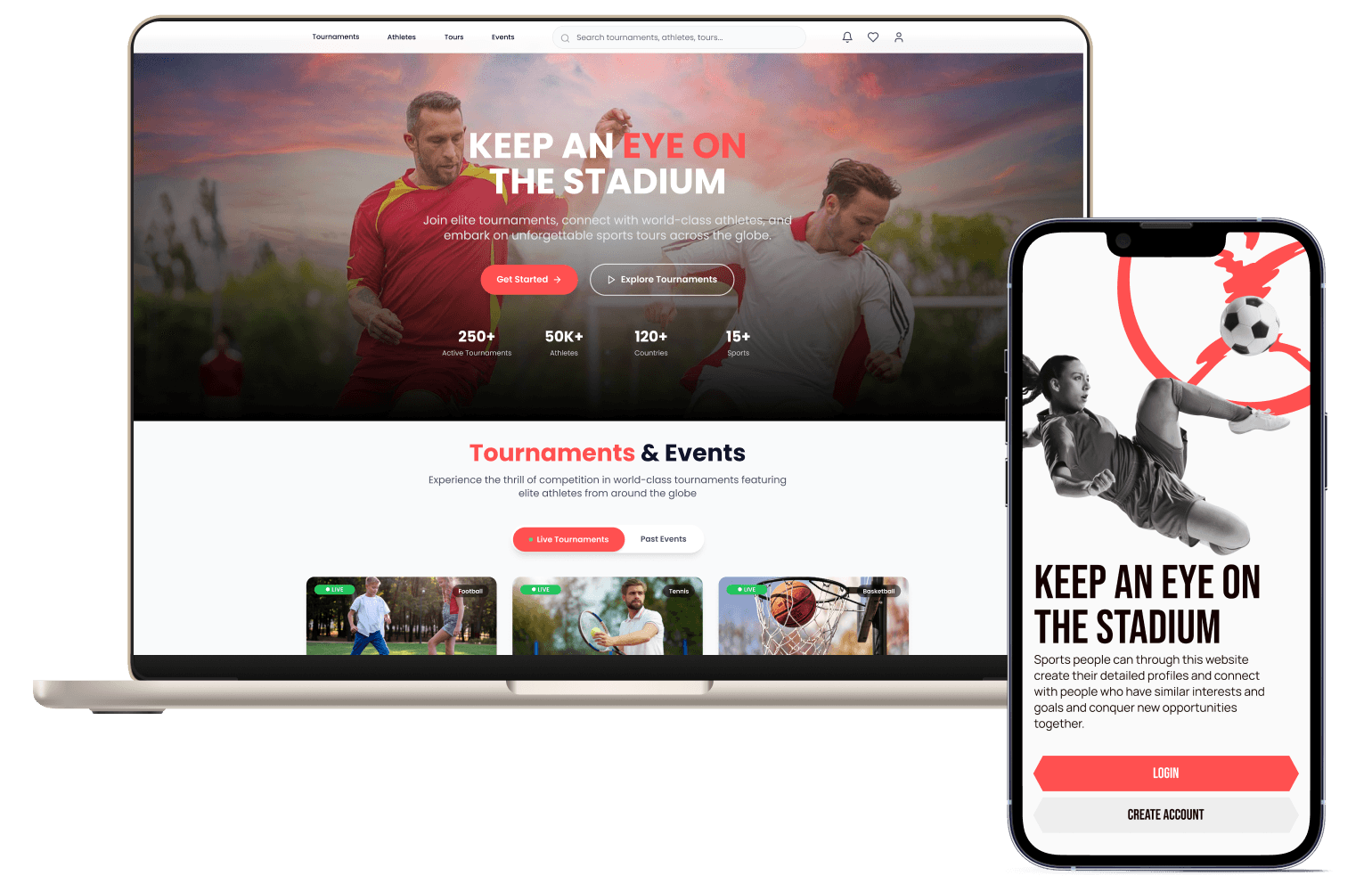 Transform Your Sports Management with Custom Software Solution - Mobile Appication  project